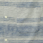 3 Pocket Jersey Camp Shirt - Indigo/Cream Stripe - RRL - STAG Provisions - Tops - S/S Woven - Stripe
