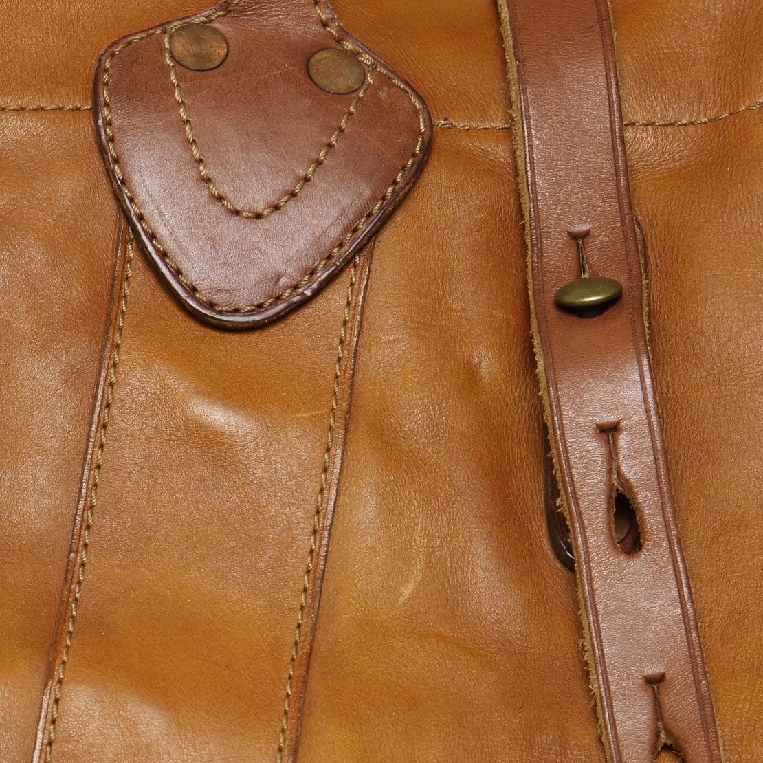 
                          Vintage Leather Tote - Brown - RRL - STAG Provisions - Accessories - Bags / Luggage
                        