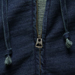 French Terry Zip Hoodie - Washed Indigo - RRL - STAG Provisions - Tops - Fleece / Sweatshirt