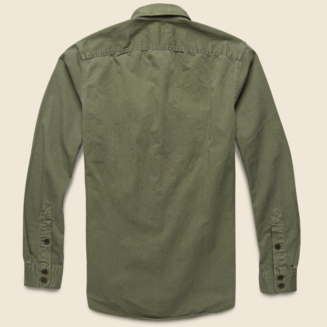 G.I. Military Shirt - Olive Drab - RRL - STAG Provisions - Tops - L/S Woven - Solid