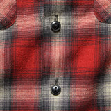 Monterey Ombre Plaid Flannel - Red/Black - RRL - STAG Provisions - Tops - L/S Woven - Plaid