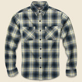 Cody Ombre Plaid Western Shirt - Blue/Black - RRL - STAG Provisions - Tops - L/S Woven - Plaid