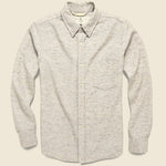 Oxford Flannel - Oatmeal - Rogue Territory - STAG Provisions - Tops - L/S Woven - Fleck