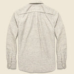 Oxford Flannel - Oatmeal - Rogue Territory - STAG Provisions - Tops - L/S Woven - Fleck