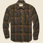 Jumper Plaid Shirt - Brown - Rogue Territory - STAG Provisions - Tops - L/S Woven - Plaid