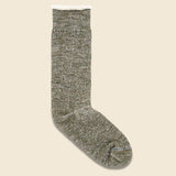 Merino Wool & Cotton Double Face Sock - Army Green - RoToTo - STAG Provisions - Accessories - Socks