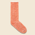 Merino Wool & Cotton Double Face Sock - Orange - RoToTo - STAG Provisions - Accessories - Socks