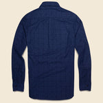 Sashiko Oxford Workshirt - Navy - Rogue Territory - STAG Provisions - Tops - L/S Woven - Other Pattern