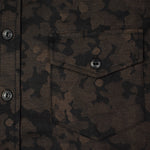 Camo Jacquard Oxford Workshirt - Brown - Rogue Territory - STAG Provisions - Tops - L/S Woven - Other Pattern