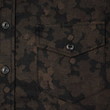 Camo Jacquard Oxford Workshirt - Brown - Rogue Territory - STAG Provisions - Tops - L/S Woven - Other Pattern