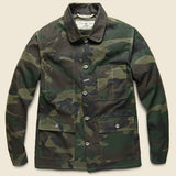 Waxed Field Jacket - Olive Camo - Rogue Territory - STAG Provisions - Outerwear - Coat / Jacket