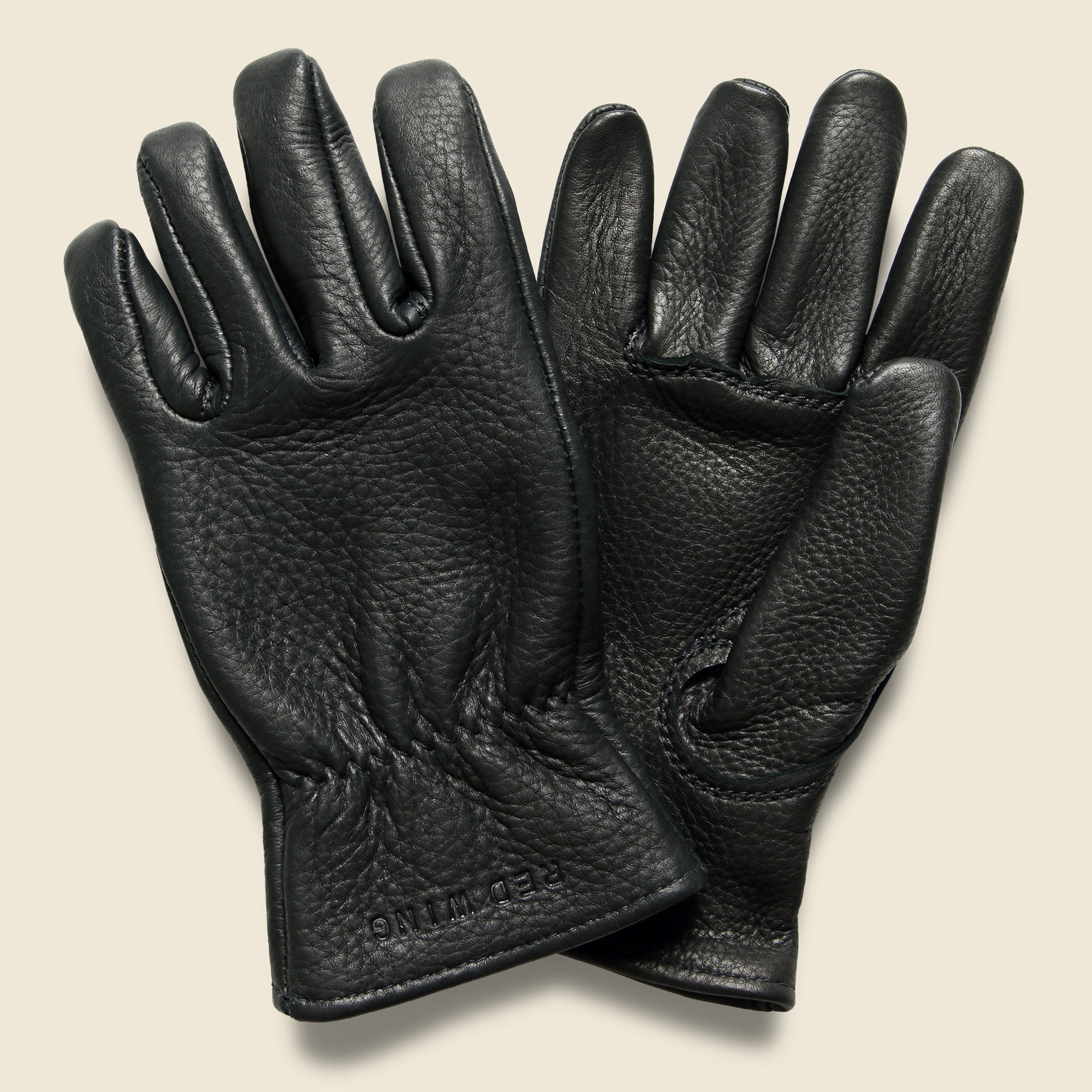 Buckskin Unlined Gloves - Black - Red Wing - STAG Provisions - Accessories - Gloves