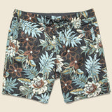 Vintage Hawaiian Floral Swim Trunk - Black - Reyn Spooner - STAG Provisions - Shorts - Swim