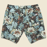 Vintage Hawaiian Floral Swim Trunk - Black - Reyn Spooner - STAG Provisions - Shorts - Swim