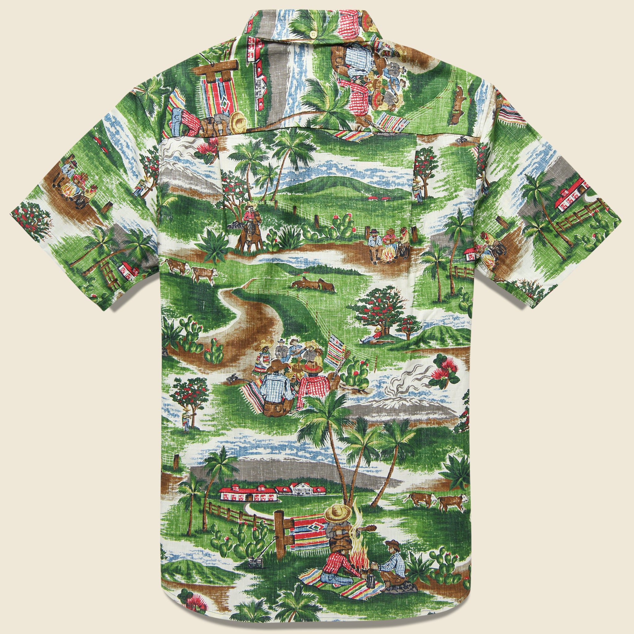 Aloha Amigos - Green - Reyn Spooner - STAG Provisions - Tops - S/S Woven - Other Pattern