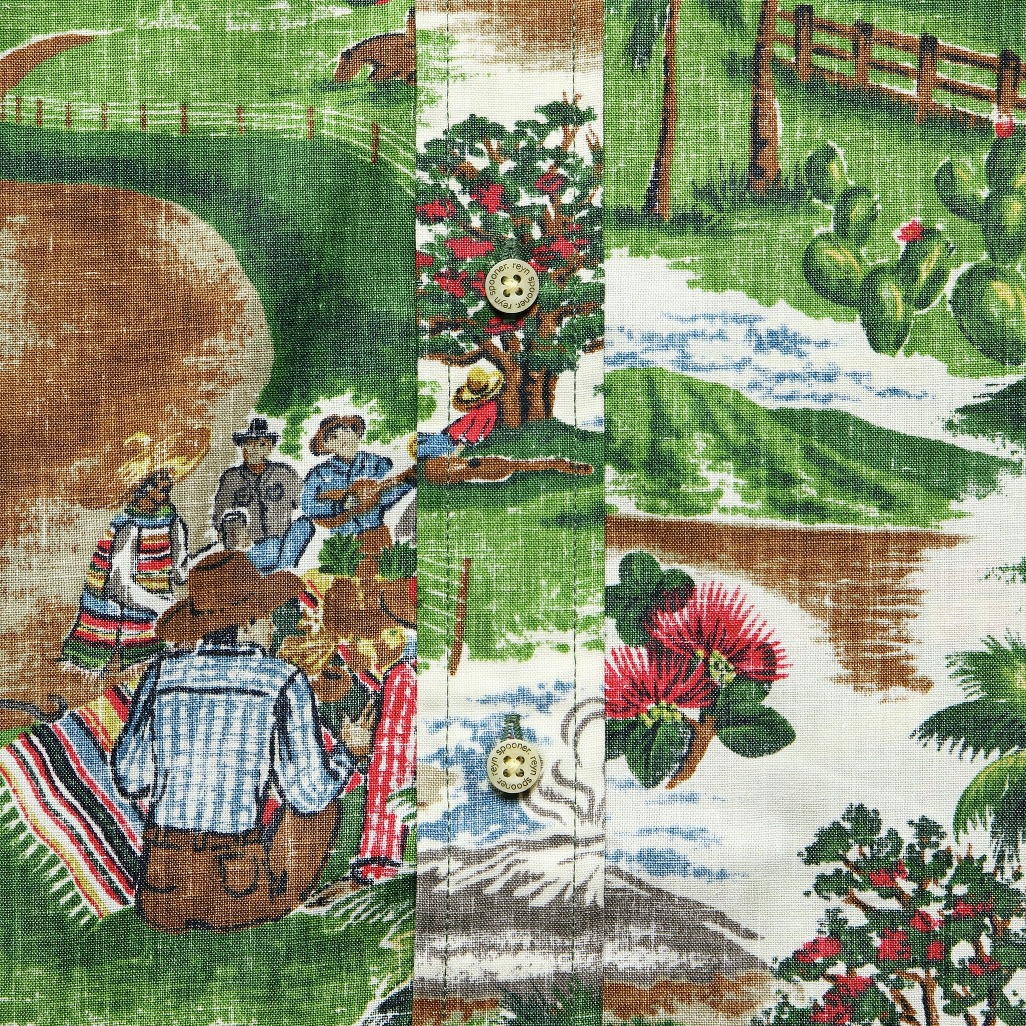Aloha Amigos - Green - Reyn Spooner - STAG Provisions - Tops - S/S Woven - Other Pattern