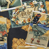 Greetings from Hawaii Rayon Shirt - Black - Reyn Spooner - STAG Provisions - Tops - S/S Woven - Other Pattern