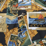 Greetings from Hawaii Rayon Shirt - Black - Reyn Spooner - STAG Provisions - Tops - S/S Woven - Other Pattern