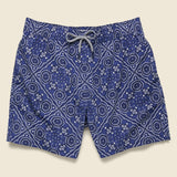 Kaimana Bandana Swim Trunk - Twilight Blue - Reyn Spooner - STAG Provisions - Shorts - Swim