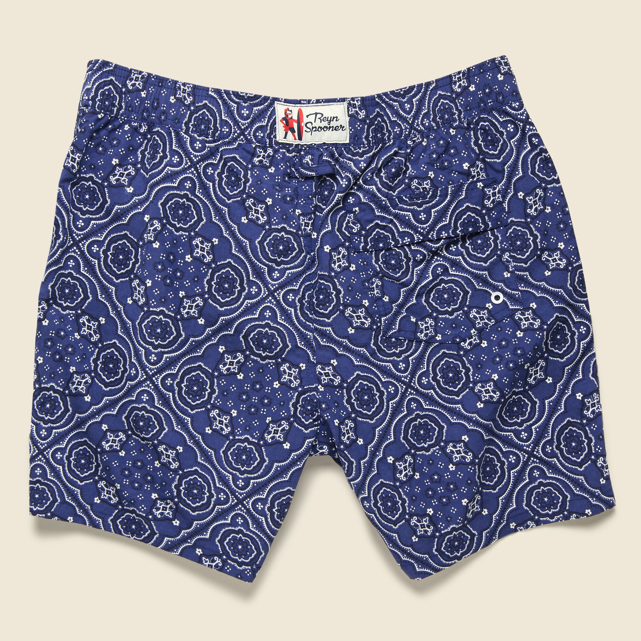 Kaimana Bandana Swim Trunk - Twilight Blue - Reyn Spooner - STAG Provisions - Shorts - Swim