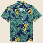 Monkey Forest Camp Shirt - Medieval Blue - Reyn Spooner - STAG Provisions - Tops - S/S Woven - Floral