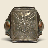 Wheel & Crescents Ketoh - Leather/Sterling - Smith Bros. Trading Co. - STAG Provisions - Accessories - Cuffs