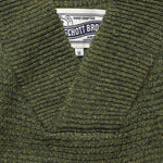 V-Neck Waffle Sweater - Moss - Schott - STAG Provisions - Tops - Sweater