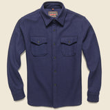 CPO Wool Shirt - Navy - Schott - STAG Provisions - Tops - L/S Woven - Overshirt