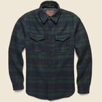 Quilt Lined CPO Shirt Jacket - Hunter Green Plaid - Schott - STAG Provisions - Outerwear - Coat / Jacket
