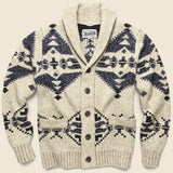 Southwestern Shawl Cardigan - Limestone - Schott - STAG Provisions - Tops - Sweater