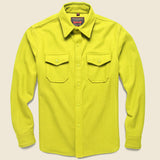 CPO Wool Shirt - Neon Yellow - Schott - STAG Provisions - Tops - L/S Woven - Overshirt