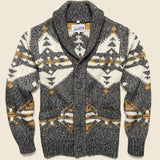 Southwestern Shawl Cardigan - Black - Schott - STAG Provisions - Tops - Sweater