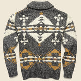 Southwestern Shawl Cardigan - Black - Schott - STAG Provisions - Tops - Sweater
