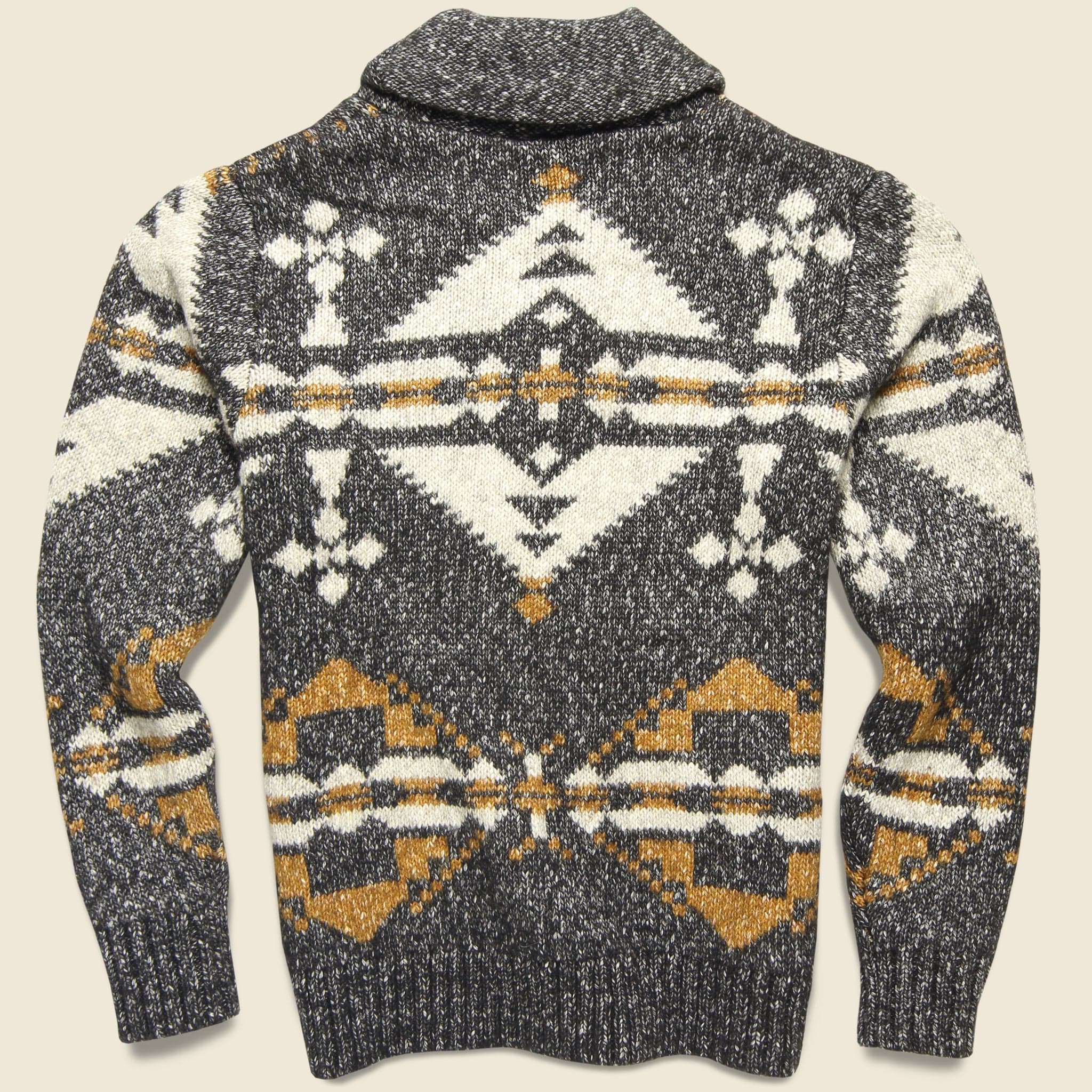 Southwestern Shawl Cardigan - Black - Schott - STAG Provisions - Tops - Sweater