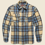 CPO Wool Shirt - Blue/Tan Plaid - Schott - STAG Provisions - Tops - L/S Woven - Overshirt