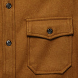 CPO Wool Shirt - Coyote - Schott - STAG Provisions - Tops - L/S Woven - Overshirt
