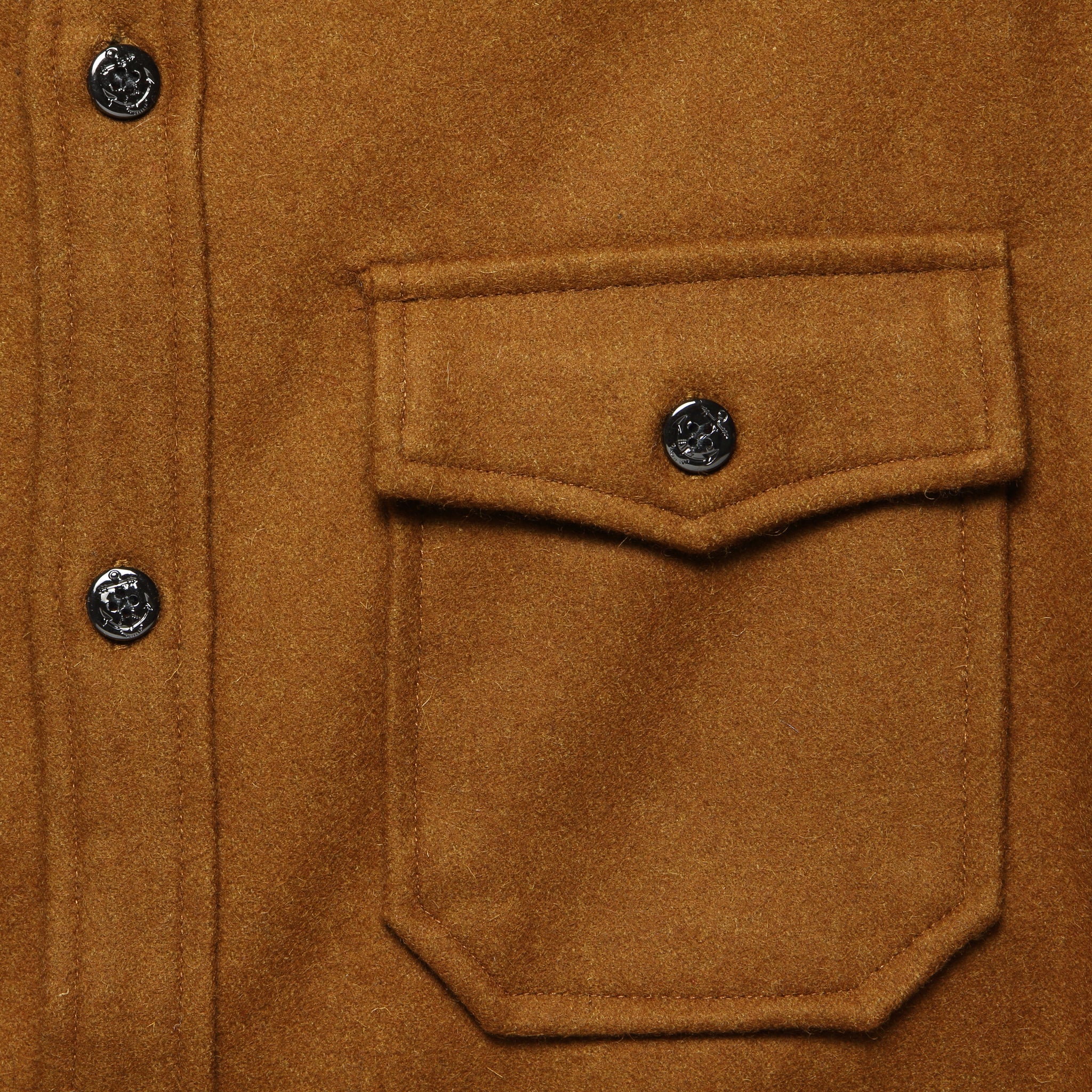 CPO Wool Shirt - Coyote - Schott - STAG Provisions - Tops - L/S Woven - Overshirt