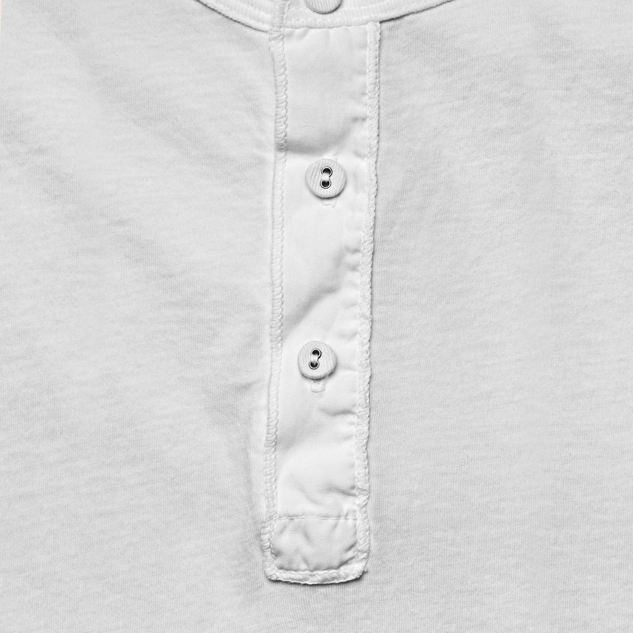 Supima Henley - White - Save Khaki - STAG Provisions - Tops - S/S Knit