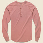 Pointelle Henley - Brick - Save Khaki - STAG Provisions - Tops - L/S Knit