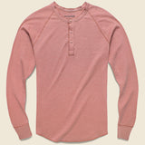 Pointelle Henley - Brick - Save Khaki - STAG Provisions - Tops - L/S Knit