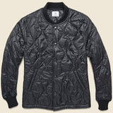 Quilted Nylon Bomber - Black - Save Khaki - STAG Provisions - Outerwear - Coat / Jacket