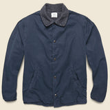 Berber Lined Warm Up Jacket - Navy - Save Khaki - STAG Provisions - Outerwear - Coat / Jacket
