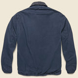 Berber Lined Warm Up Jacket - Navy - Save Khaki - STAG Provisions - Outerwear - Coat / Jacket