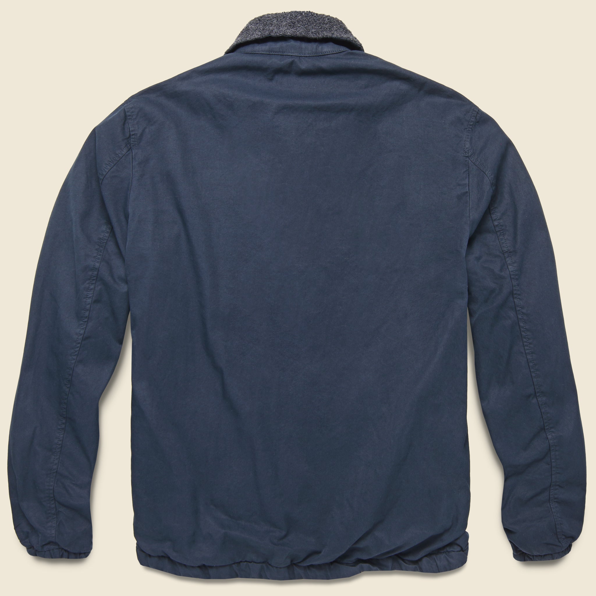 Berber Lined Warm Up Jacket - Navy - Save Khaki - STAG Provisions - Outerwear - Coat / Jacket