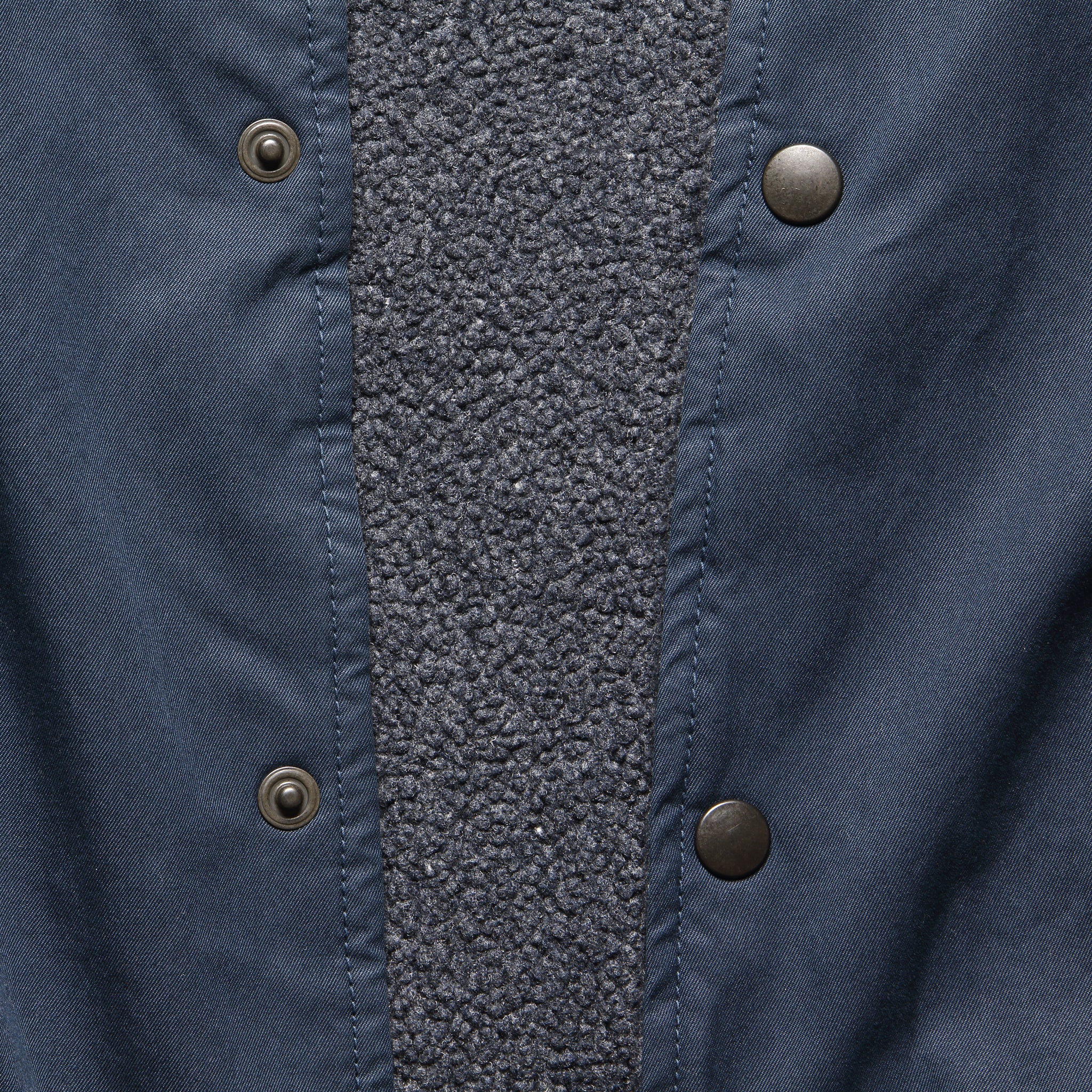 Berber Lined Warm Up Jacket - Navy - Save Khaki - STAG Provisions - Outerwear - Coat / Jacket