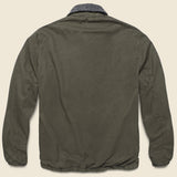 Berber Lined Warm Up Jacket - Olive - Save Khaki - STAG Provisions - Outerwear - Coat / Jacket