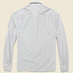 Yarn Dye Haven Workshirt - Black Stripe - Save Khaki - STAG Provisions - Tops - L/S Woven - Stripe