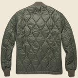 Quilted Nylon Bomber - Olive - Save Khaki - STAG Provisions - Outerwear - Coat / Jacket