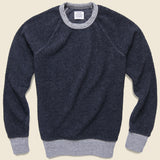 Berber Crew Sweatshirt - Navy - Save Khaki - STAG Provisions - Tops - Fleece / Sweatshirt