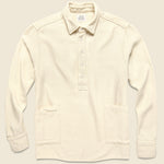 Blanket Twill Popover - Natural - Save Khaki - STAG Provisions - Tops - L/S Woven - Overshirt